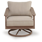 Harmony Headlands Outdoor Swivel Lounge with Cushion