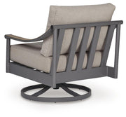 Ocean Beach Outdoor Swivel Lounge with Cushion