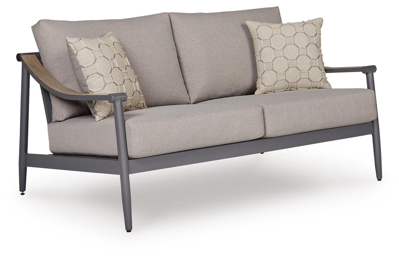 Ocean Beach Outdoor Loveseat with Cushion