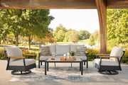 Carmel Highlands Outdoor Sofa/Chairs/Table (Set of 4)