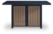 East Beach Outdoor Bar Table with Fire Pit