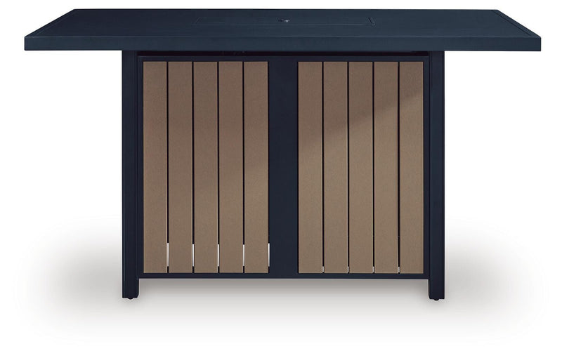 East Beach Outdoor Bar Table with Fire Pit