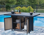 East Beach Outdoor Bar Table with Fire Pit