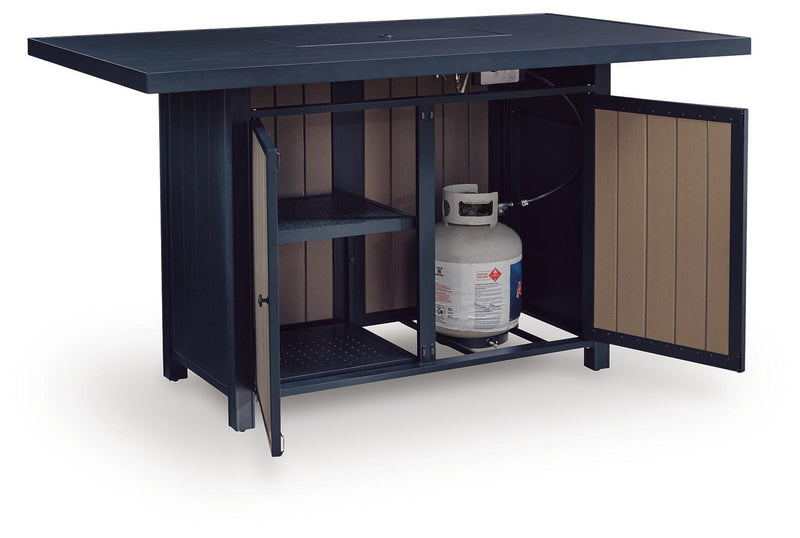 East Beach Outdoor Bar Table with Fire Pit