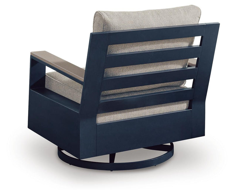 East Beach Outdoor Swivel Glider Chair with Cushion