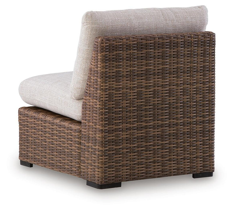 Dolan Creek Outdoor Armless Chair with Cushion