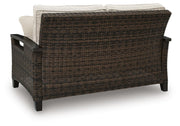 Monterey Point Outdoor Loveseat with Cushion