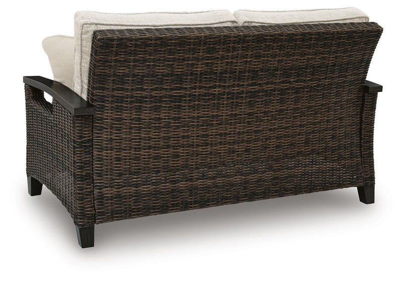 Monterey Point Outdoor Loveseat with Cushion
