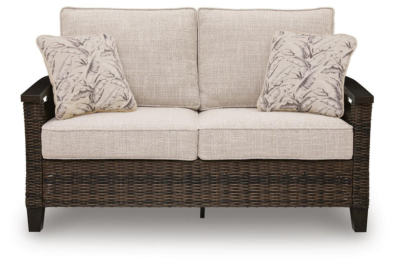 Monterey Point Outdoor Loveseat with Cushion