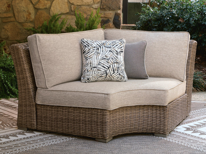 Laguna Heights Outdoor Curved Corner Chair with Cushion
