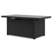 Beachcroft 3-Piece Outdoor Sectional and Fire Pit Table