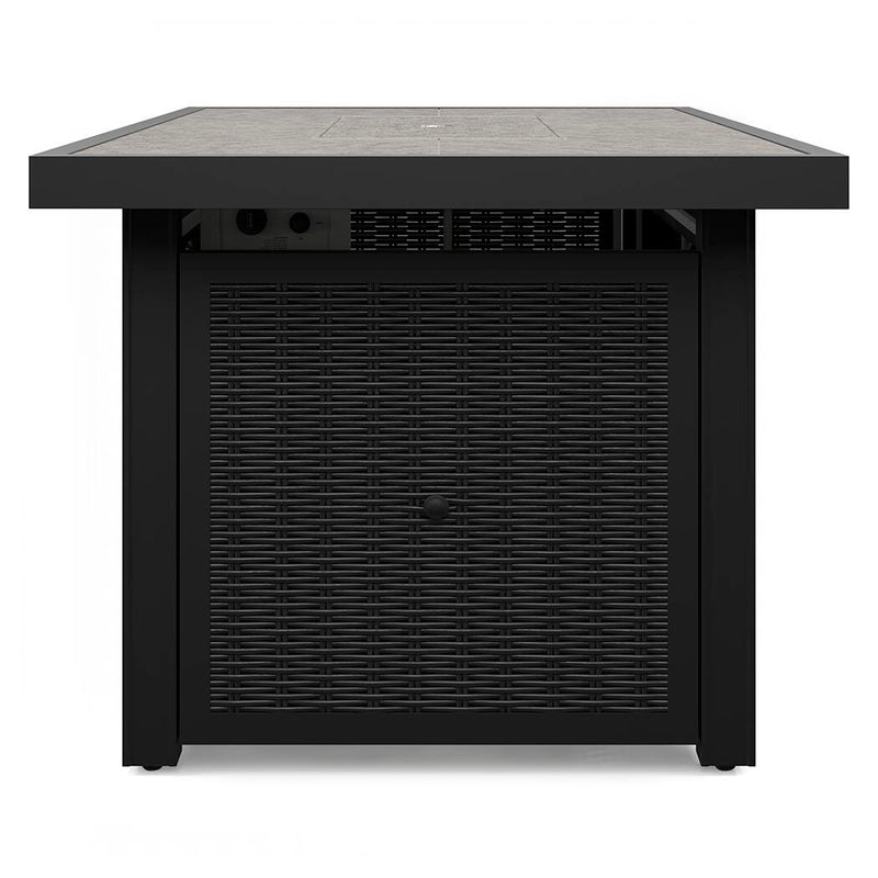 Beachcroft 3-Piece Outdoor Sectional and Fire Pit Table