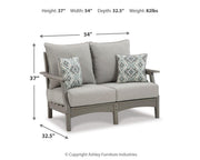 Visola Outdoor Loveseat with Cushion