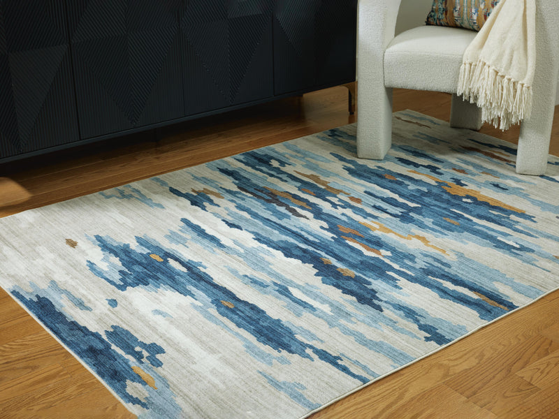 Vinlett 8' x 10' Washable Rug