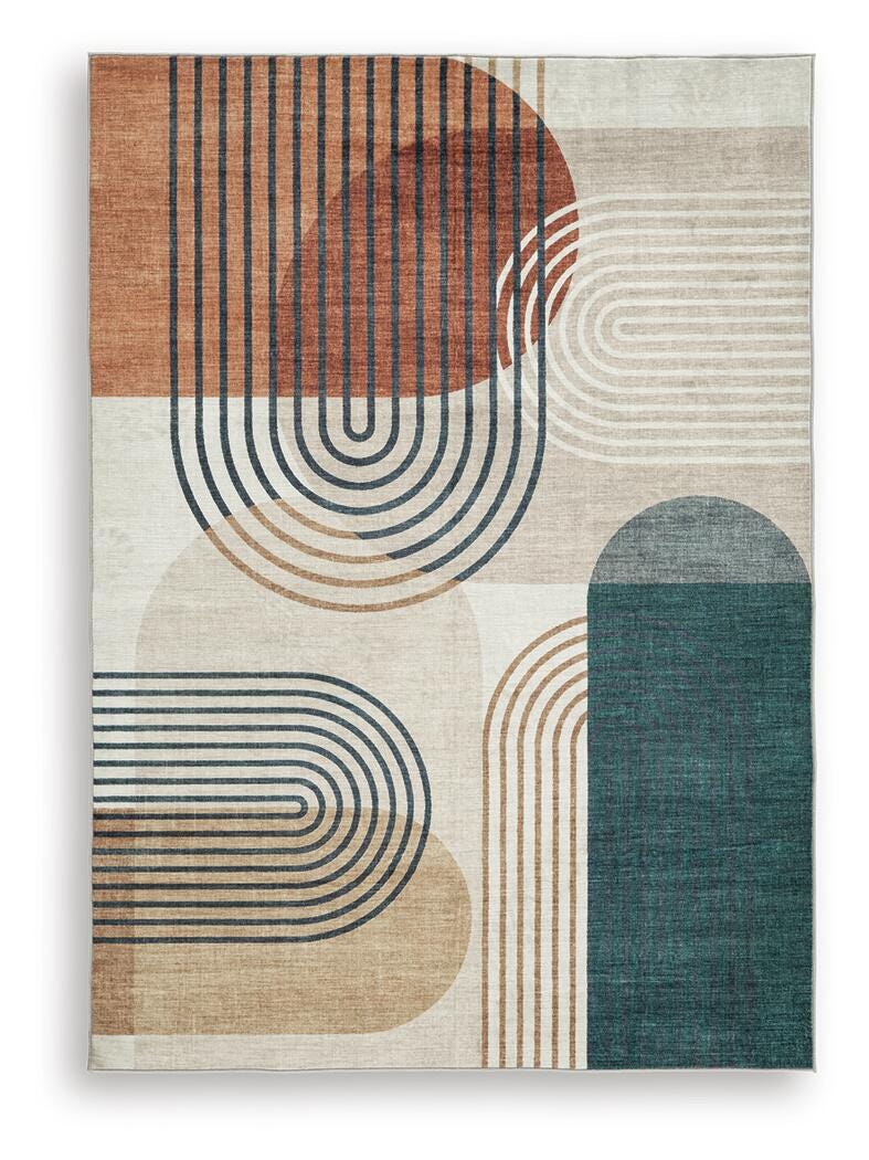 Farrendale Washable 5' x 7' Area Rug