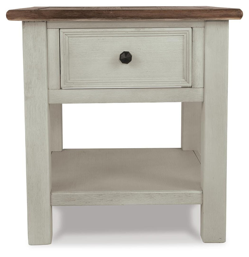 Bolanburg Coffee Table with End Table and Chairside End Table