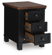 Wildenauer Lift-top Coffee Table and 2 Chairside End Tables