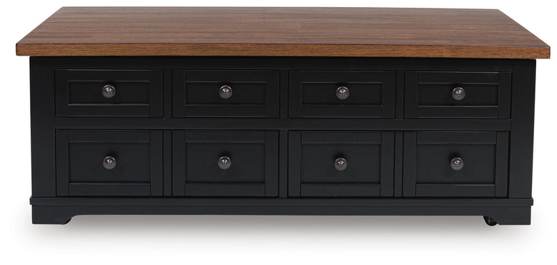 Wildenauer Lift-top Coffee Table and 2 Chairside End Tables