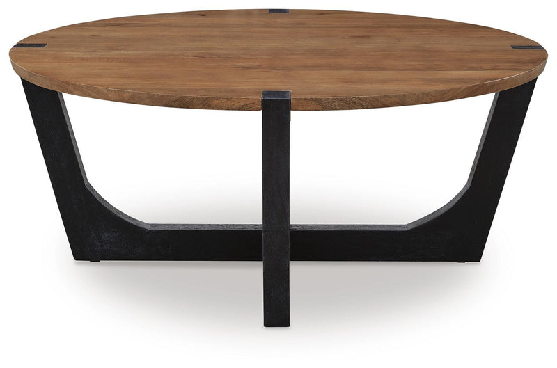 Hanneforth Coffee Table and 2 End Tables
