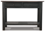 Tyler Creek Coffee Table and 2 End Tables with Console