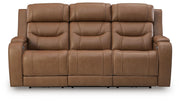 Knightington Power Reclining Sofa with Audio Seating