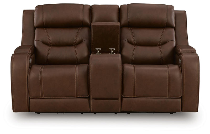 Knightington Power Reclining Loveseat with Audio Seating