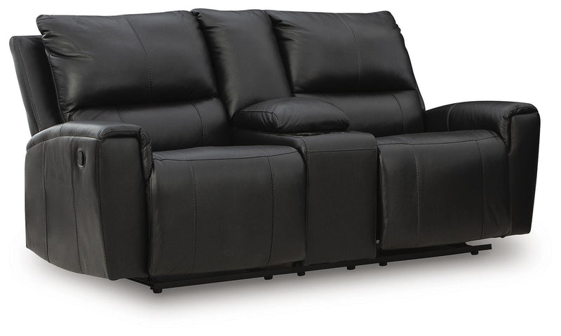 Glossmore Reclining Loveseat with Console