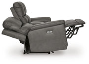 Bleckley Power Reclining Loveseat with Console