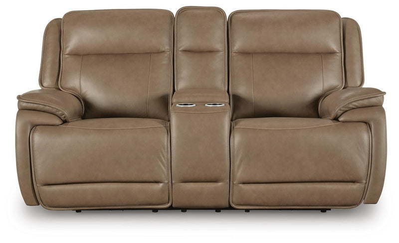 Glencroft Power Reclining Loveseat with Console
