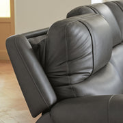 5Z - Pittson 3-Piece Power Reclining Sectional Loveseat with Console