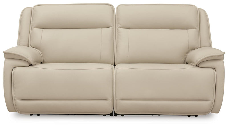 Double Deal 2-Piece Power Reclining Loveseat Sectional