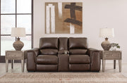 Alessandro Power Reclining Loveseat with Console