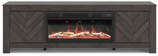Cayboni 71" TV Stand with Electric Fireplace