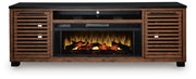 Kallari 84" TV Stand with Electric Fireplace