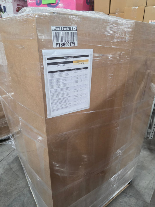 Manifested T@rget Bedding Pallet PTBG06179)