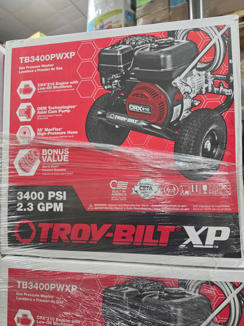TROY BUILT GAS PRESSURE WASHER