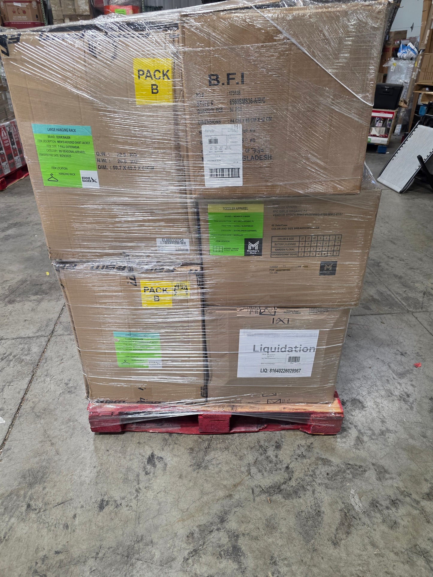 81640226028967- MIX CLOTHING/HOMEGOODS PALLET #1