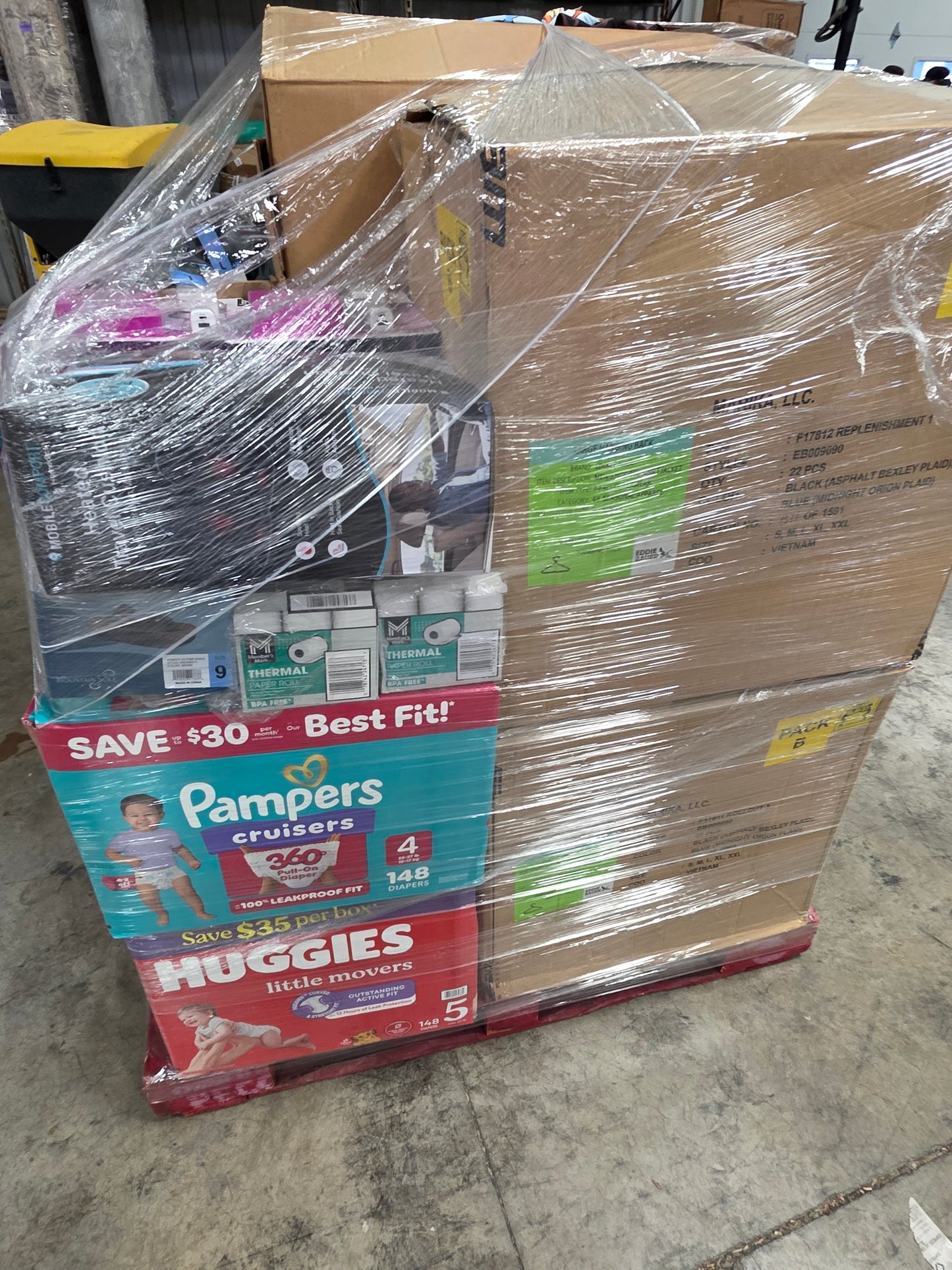 81640226028967- MIX CLOTHING/HOMEGOODS PALLET #1