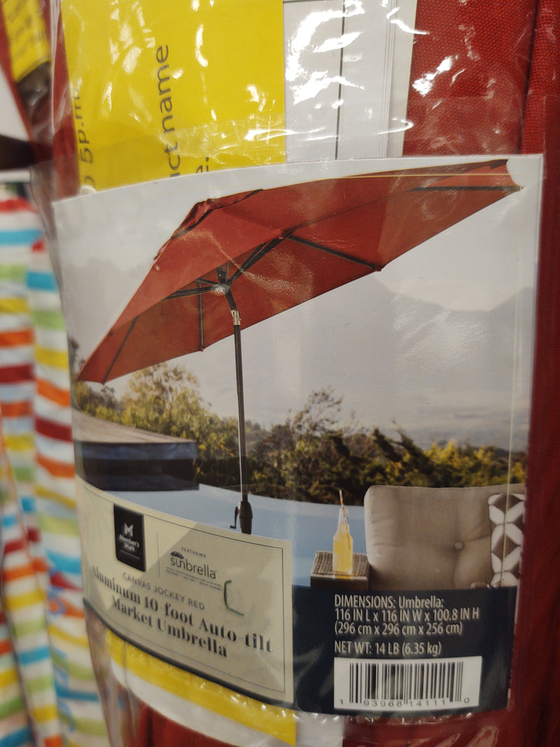 10FT UMBRELLA RED